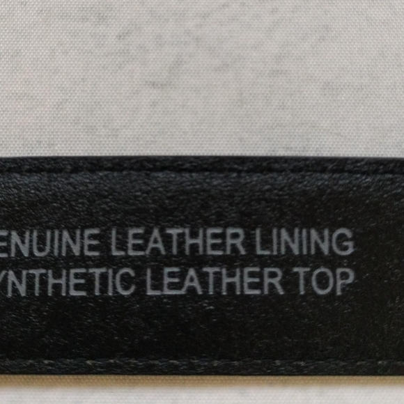 Columbia Men's Trinity Belt Black Silver Buckle Leather Lining Classic Business - Picture 6 of 11